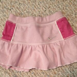 Nike Light Pink and Dark Pink Kids Skort